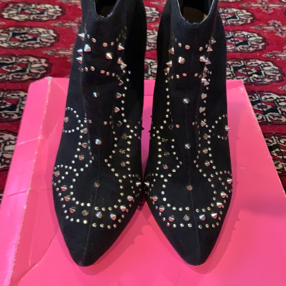 Black Studded Bootie Forever 21 Lady Boss Collection